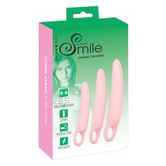   SMILE - Vaginálne trenažéry - sada dild - ružová (3 kusy)