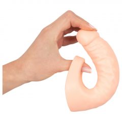   Realistixxx Double F - realistické dildo s krúžkom na penis (prírodné)