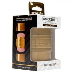   Fleshlight Quickshot Stamina Training Unit Lady & Butt - mini vagína a anus (ružová)