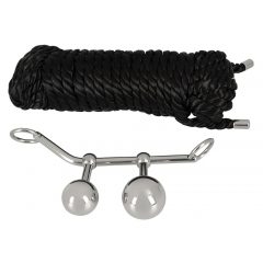   You2Toys Bondage Plugs - kovové expandujúce guličky (149g) - strieborné