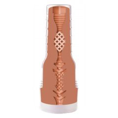   Fleshlight Autumn Falls Cream - realistická vagína (telová farba)