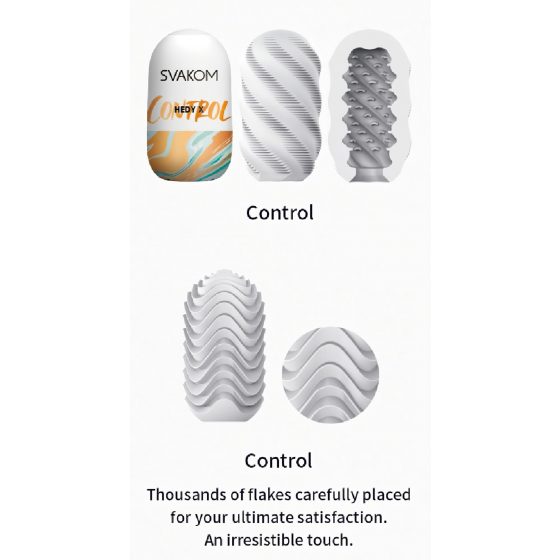 Svakom Hedy X Confidence - sada masturbačných vajíčok (5ks) - Control