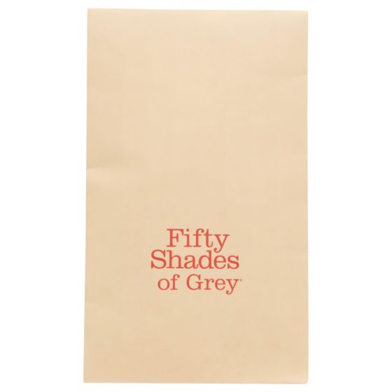 Fifty shades of grey - klipy na bradavky s golierom (čierno-červené)