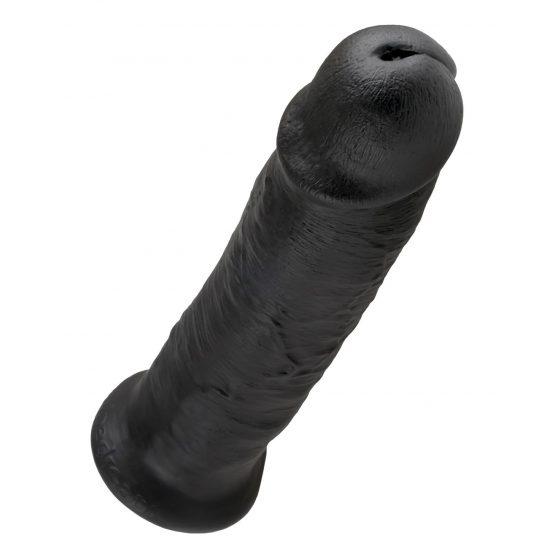 King Cock 10 - veľký prísavkový dildo (25 cm) - čierny