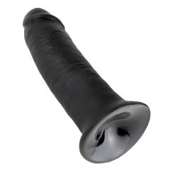 King Cock 10 - veľký prísavkový dildo (25 cm) - čierny