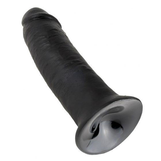 King Cock 10 - veľký prísavkový dildo (25 cm) - čierny