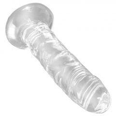 King Cock Clear 6 - lepkavé dildo (15 cm)