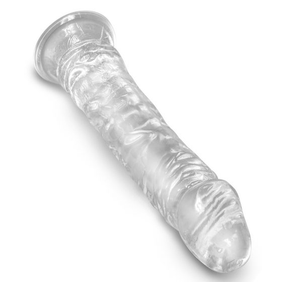 King Cock Clear 8 - veľké dildo s prísavkou (20cm)