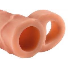   Sure, here's the translation of the product name from Hungarian to Slovak:

X-TENSION Perfect 1 - návlek na penis s krúžkom (17,7 cm) - prirodzený