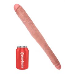   Pipedream King Cock 16 Tapered Double Dildo - realistické obojstranné dildo (41cm) - telová farba"