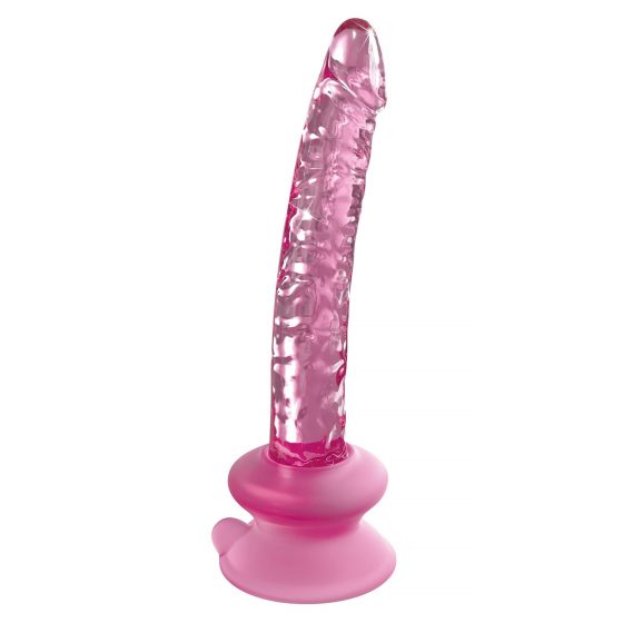 Icicles No. 86 - Penis sklenené dildo (ružové)