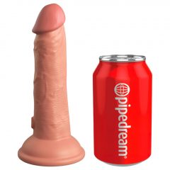 King Cock Elite 6 - realistické dildo (15 cm) - prírodné