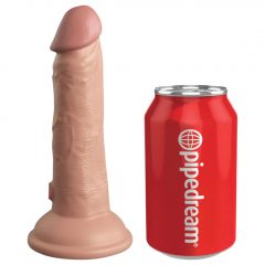   King Cock Elite Beginner's - páskové dildo s postrojom (prírodné)