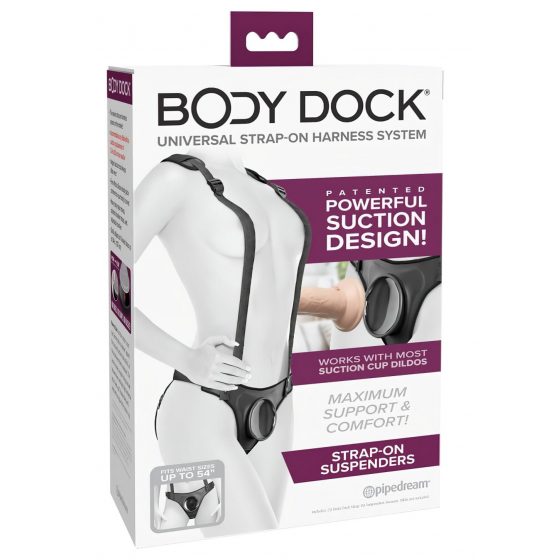 Body Dock - spodky pre pripínacie produkty s ramienkom (čierne)