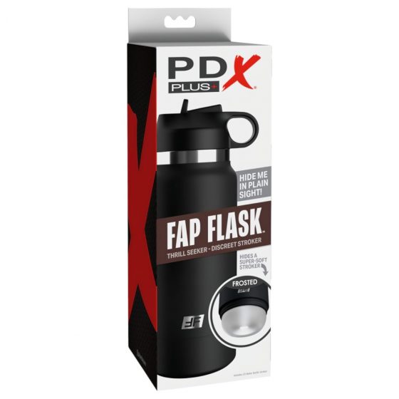 Fap Flask Thrill Seeker - masturbátor v kanvici (čierny)