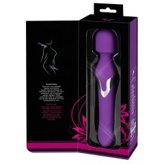 Javida Wand & Pearl - 2in1 masážny vibrátor (fialový)