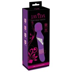 Javida Wand & Pearl - 2in1 masážny vibrátor (fialový)