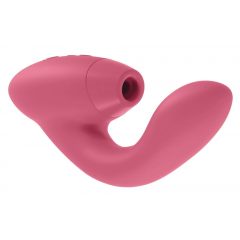   Womanizer Duo - vodotesný vibrátor bodu G a stimulátor klitorisu (koralový)