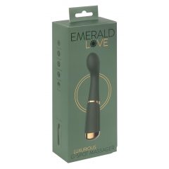   Emerald Love Luxurious G Spot Vibe - nabíjací, vodotesný vibrátor na bod G (zelený)