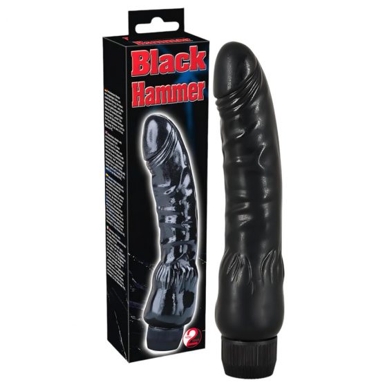 You2Toys Black Hammer - vibrátor čierny (22 cm)