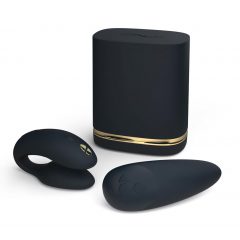   Womanizer Golden Moments 2 - Airwave Clitoral Vibrator Set (čierny)