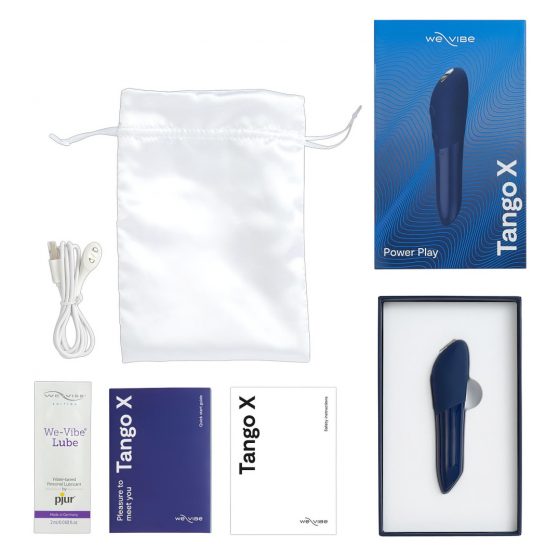 We-Vibe Tango X - nabíjací vodotesný tyčový vibrátor (modrý)