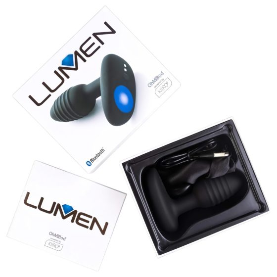 Kiiroo Ohmibod Lumen - interaktívny vibrátor na prostatu (čierny)