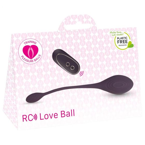 You2Toys RC Love Ball - dobíjacie rádiom riadené vibračné vajíčko (fialové)