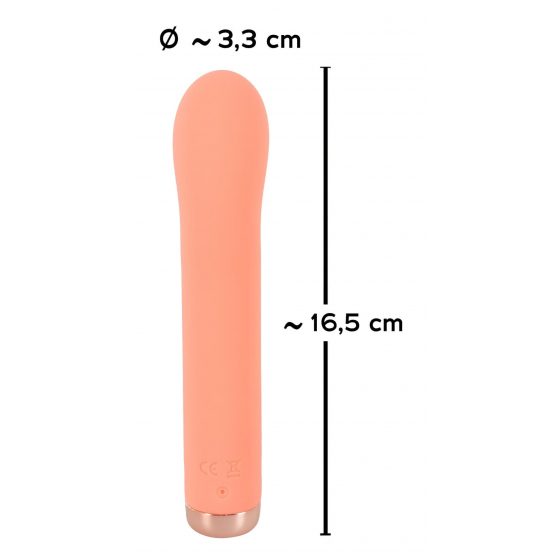 You2Toys - peachy! mini G-spot- nabíjací vibrátor na bod G (oranžový)