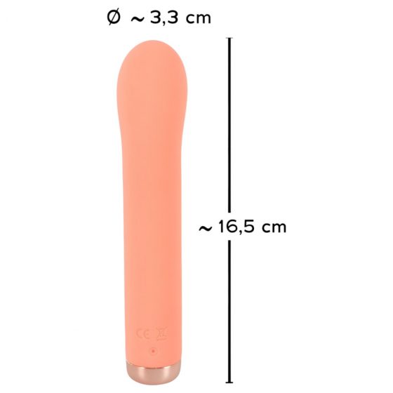 You2Toys - peachy! mini G-spot- nabíjací vibrátor na bod G (oranžový)