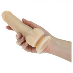   Naked Addiction Rotating 7 - bezdrôtový rotujúci vibrátor (18 cm) - prírodný