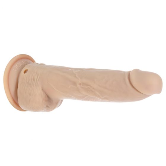 Naked Addiction Thrusting 9 - bezdrôtový, rádiom riadený, vibračný vibrátor - prírodný (23 cm)