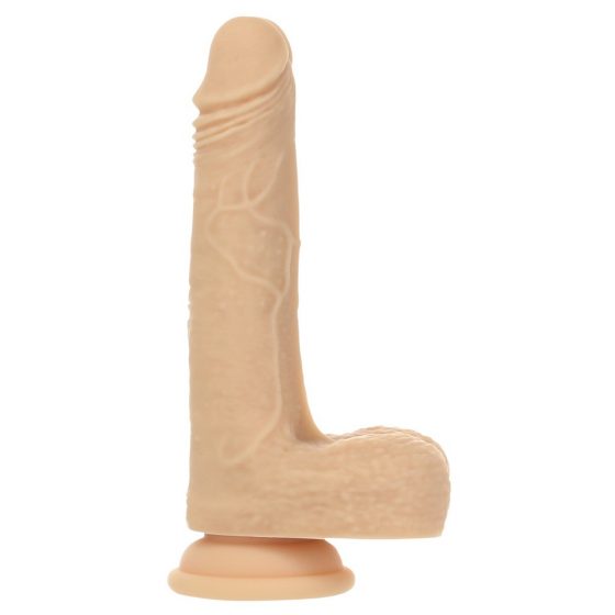 Naked Addiction Thrusting 7,5 - Nabíjací vibračný vibrátor (19 cm) - prírodný