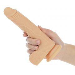   Naked Addiction Thrusting 7,5 - Nabíjací vibračný vibrátor (19 cm) - prírodný