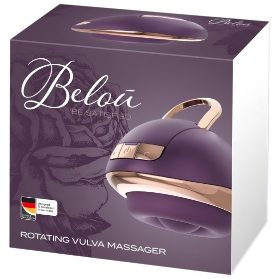 Belou - bezdrôtový rotačný masér vulvy (fialový)