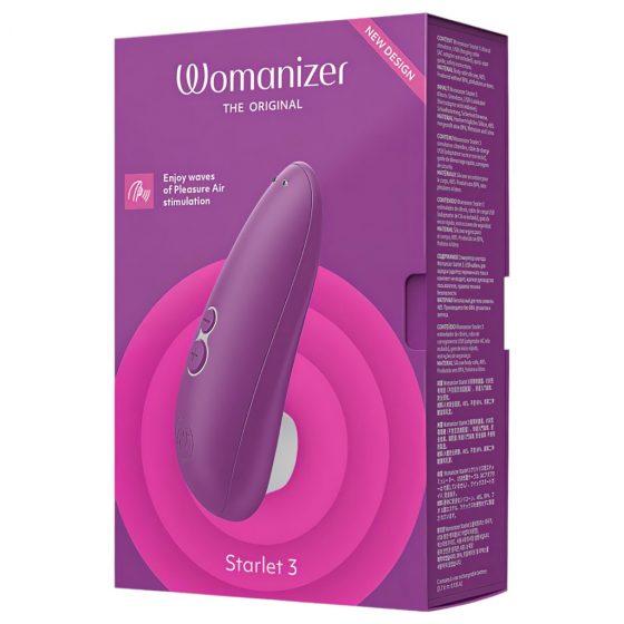 Womanizer Starlet 3 - dobíjací, vodotesný stimulátor klitorisu (fialový)