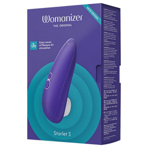 Womanizer Starlet 3 - dobíjací, vodotesný stimulátor klitorisu (modrý)