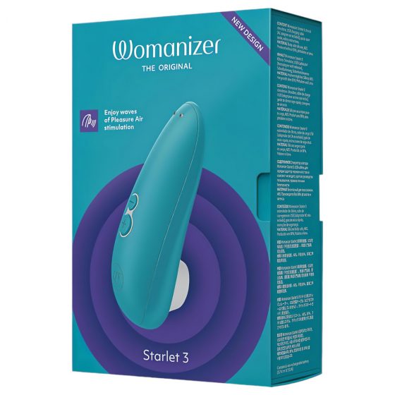 Womanizer Starlet 3 - dobíjací, vodotesný stimulátor klitorisu (tyrkysový)