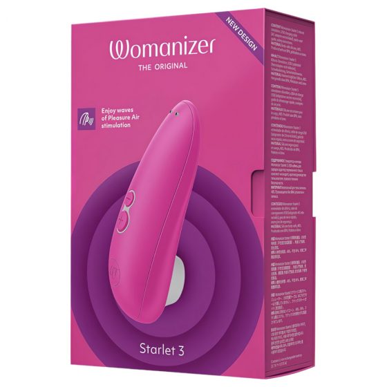 Womanizer Starlet 3 - dobíjací, vodotesný stimulátor klitorisu (ružový)