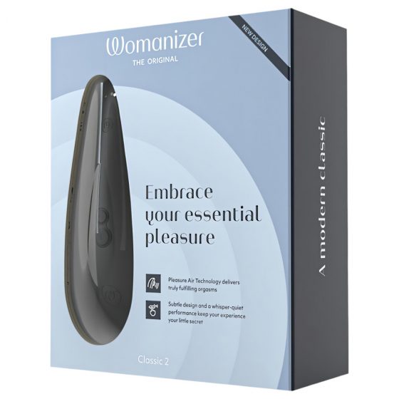 Womanizer Classic 2 - dobíjací, vodotesný stimulátor klitorisu (čierny)