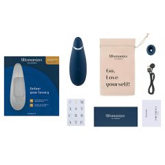   Womanizer Premium 2 - nabíjací, vodotesný stimulátor klitorisu (modrý)