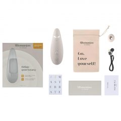   Womanizer Premium 2 - nabíjací, vodotesný stimulátor klitorisu (biely)