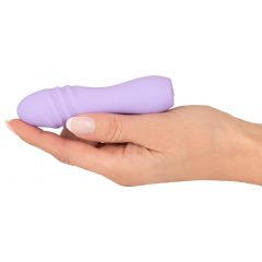   Cuties Mini 3 - Nabíjací, vodotesný, špirálový vibrátor (fialový)