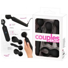   Couples Choice - dobíjací vyhrievaný masážny vibrátor (čierny)