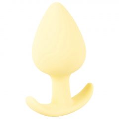   Cuties Mini Butt Plug - silikonové análne dildo - žlté (3,1cm)