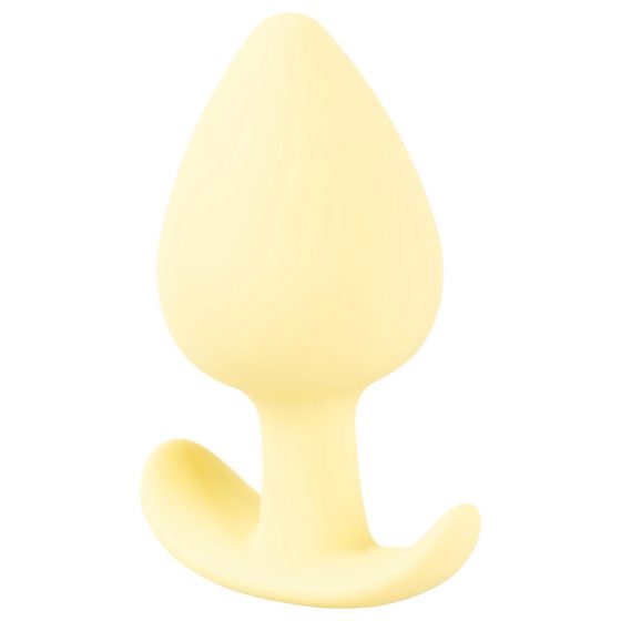 Cuties Mini Butt Plug - silikonové análne dildo - žlté (3,1cm)