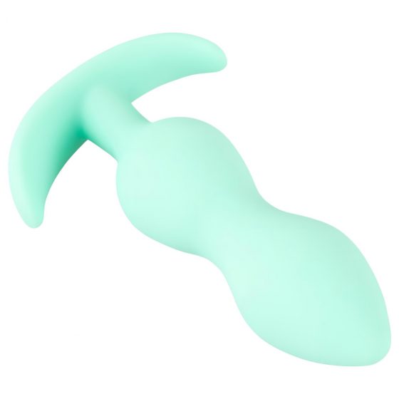 Cuties Mini Butt Plug - silikonové análne dildo - mäta (2,3cm)