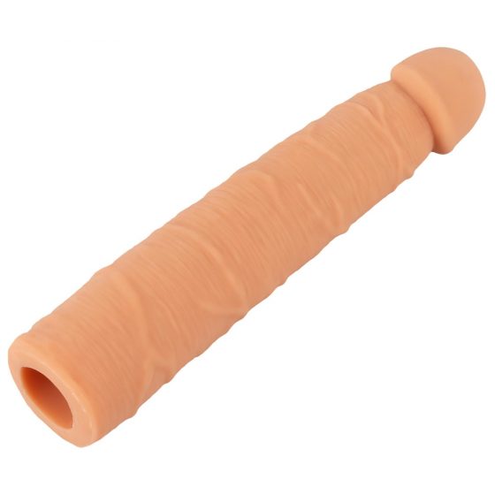 Nature Skin - predlžujúci a rozširujúci návlek na penis (24 cm)