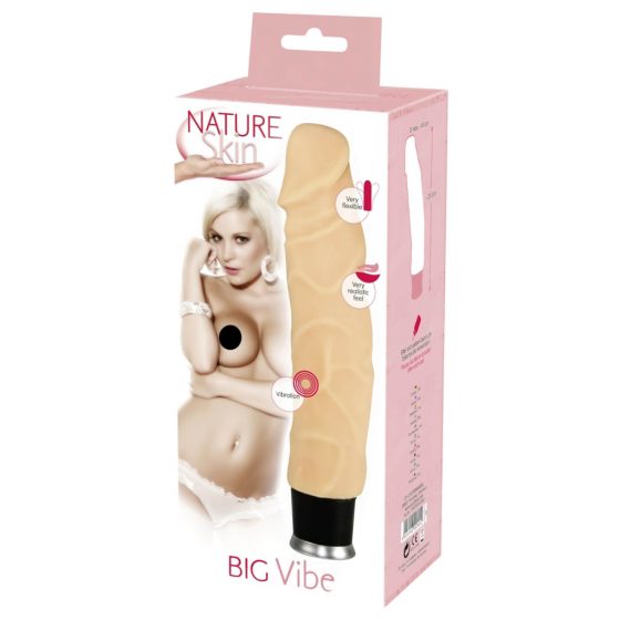 Nature Skin Big Vibe - vibrátor s realistickým povrchom