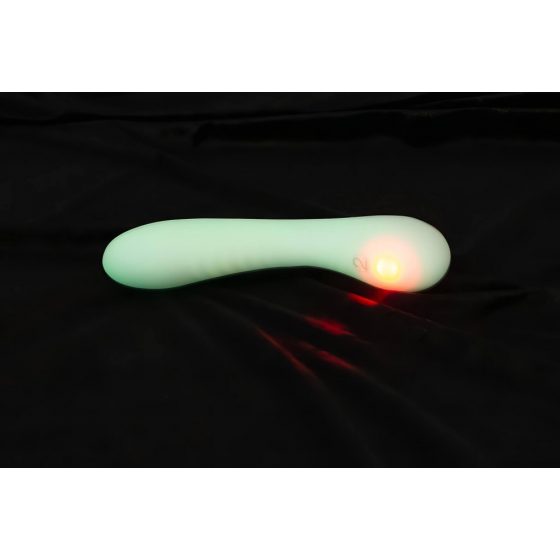 You2Toys Glow in the dark - fluorescenčný vibrátor na bod G (biely)